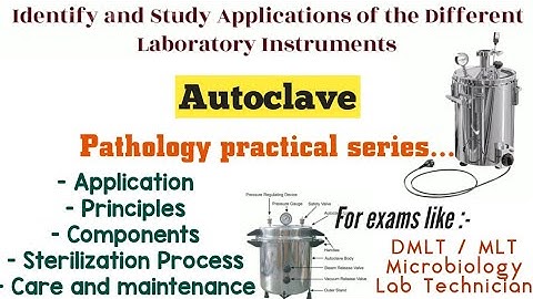 Principle and Application of Autoclave | Autoclave Sterilization | MLT | DMLT | Microbiology |