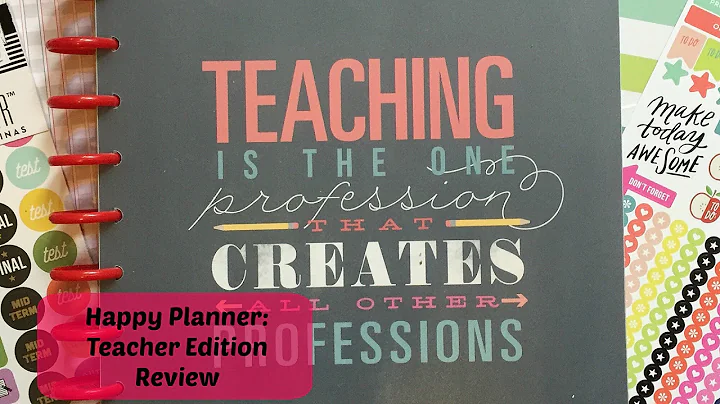 Happy Planner: teacher edition