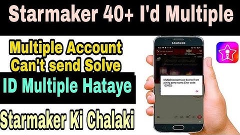 Starmaker 40+ Level Id Multiple || Multiple Account Can