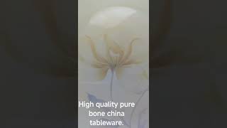 High quality pure bone china tableware wholesale 008615176732927