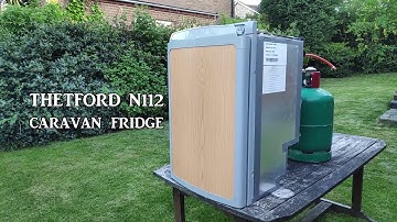 SOLD - Thetford N112 Caravan Fridge - Gas Demonstration
