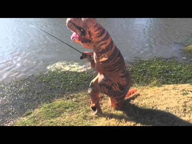 T. Rex Costume Fishing 