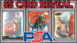 35 Card Dragon Ball PSA GRADING REVEAL