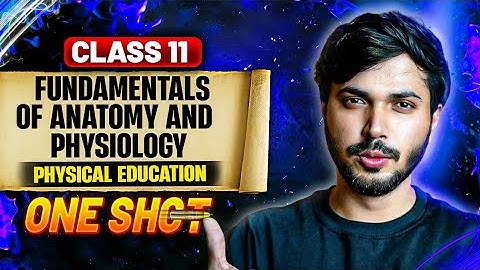 Fundamentals of Anatomy & Physiology in Sports Detailed Oneshot Unit 7 PE Class 11 CBSE 2025-26 🔥
