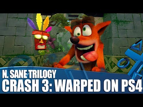 Crash Bandicoot N. Sane Trilogy - First Look At Crash 3: Warped on PS4!