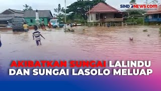 Diguyur Hujan 6 Jam Lebih, Ratusan Rumah Warga di Konawe Utara Terendam Banjir