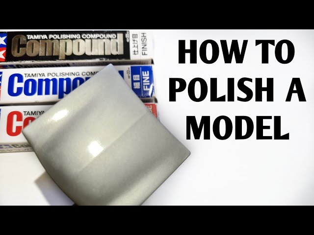 How to use rubbing compounds for a smooth scale model finish