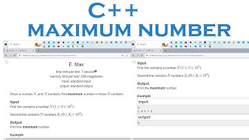 **How to Find Maximum Number Using C++ | Codeforces Sheet 2 Problem E Solution | Step-by-Step **