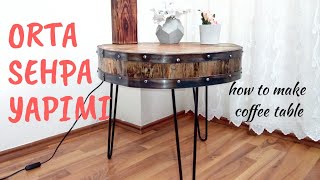 AHŞAP SEHPA YAPIMI / MAKE A COFFEE TABLE / DIY