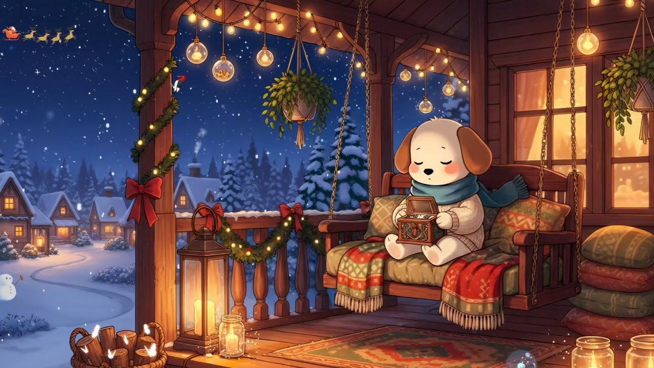 Snowy Lofi Rest 🛌 Relaxing aesthetic melodies for winter evenings