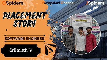 Success story of OUR STUDENTS as a software Engineer  Qspiders vadapalani Chennai.