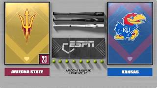 Arizona State vs Kansas | 4-2-2026 | College Softball Full Game Replay