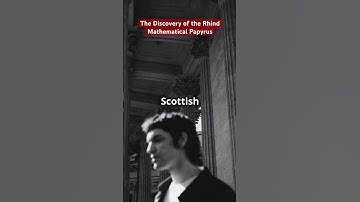 The discovery of the Rhind Mathematical Papyrus ￼#mathhistory #historyofmathematics #mathtrivia