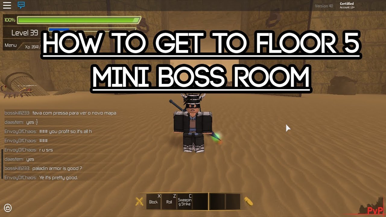 Roblox Swordburst 2 How To Get To The Floor 5 Mini Boss Youtube - f5 sword burst 2 roblox