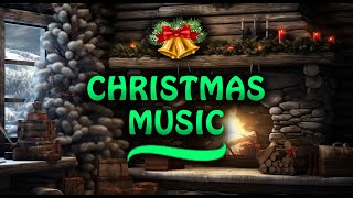 Christmas Uplifting Music ??? Christmas Fireplace Background Screensaver