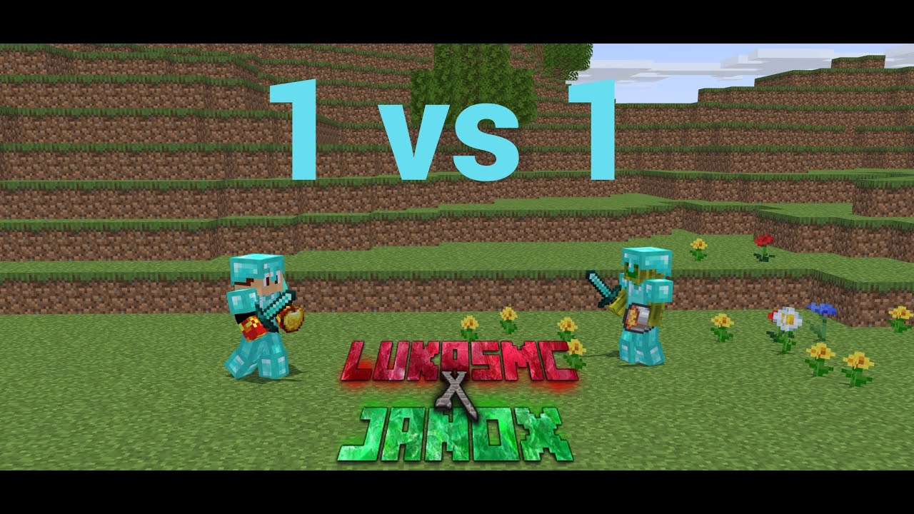 1vs1 mit einem Spieler auf dem LukasMC x Janox SMP