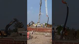 Top Slab Reinforcement, Formwork, & Concrete Casting Works in Progress for Box Bridge Construction.