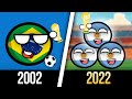 All fifa world cups in countryballs