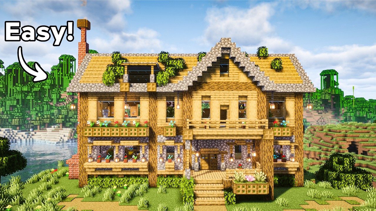 Minecraft: How to Build Ultimate Survival House | Easy Tutorial 🏡 - YouTube