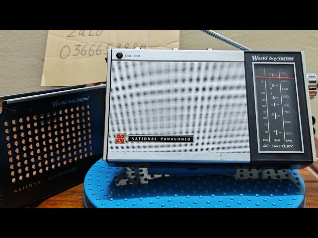 Radio National RF 850D made in Japan 1975 giá 1.7 tr - YouTube