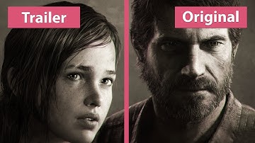 The Last of Us -  PS4 E3 2014 Remastered Trailer vs. Original PS3 Graphics Comparison