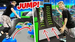 SUPER TRAMPOLINE PARK OBSTACLE COURSE