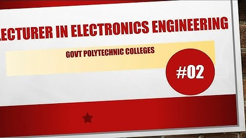 polytechnic lecturer in electronics previous question-part2