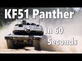 Everything You Need to Know About Rheinmetall&#39;s KF51 Panther Tank in 60 Seconds | #shorts