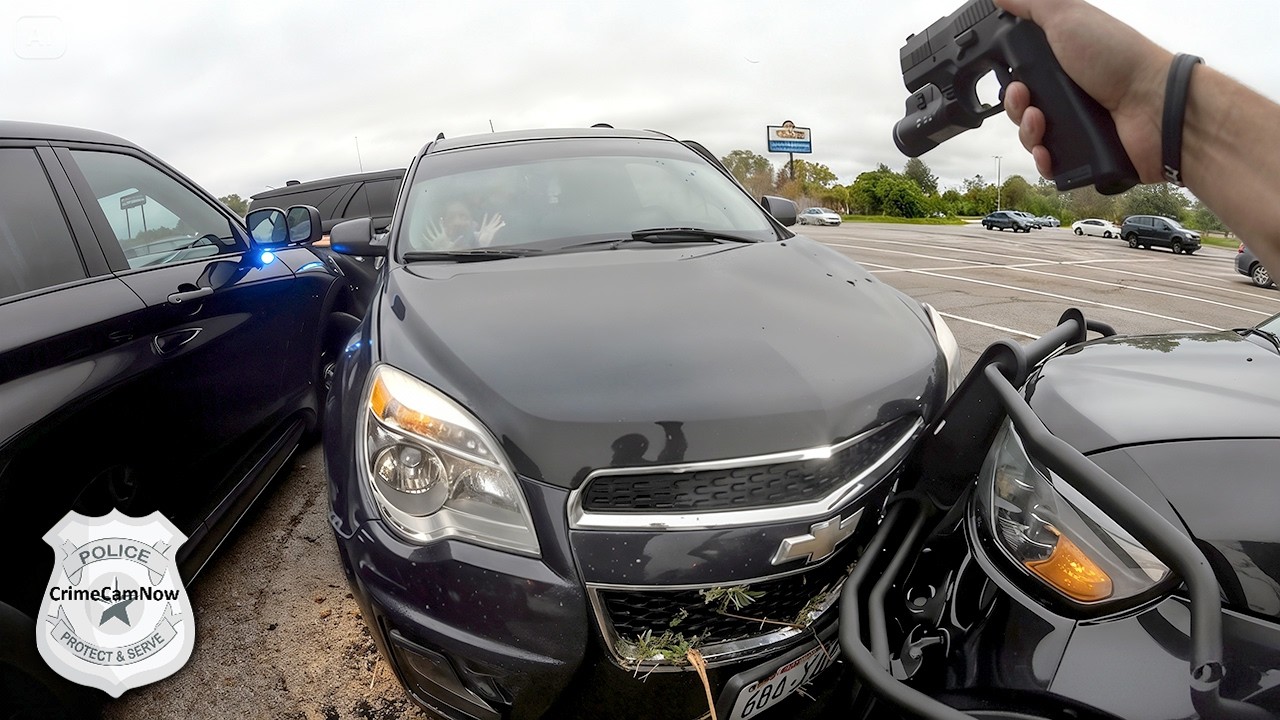 Suspect Refuses to Stop During a Wild Police Chase