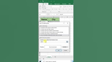 Excel Interview questions  | Highlights row using Conditional Formatting #shorts #excel #ytshorts