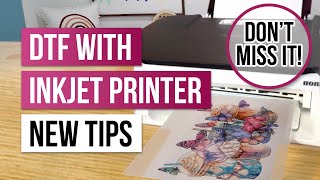 Ultimate TEST   Updated DTF with Inkjet Printer Hack + Washtest! | DTF Tshirt Printing