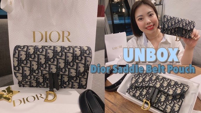 UNBOXING DIOR SADDLE NANO POUCH 
