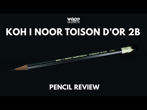 Koh I Noor Toison D&rsquo;Or 1900 2B Pencil Review - ✎W&G✎