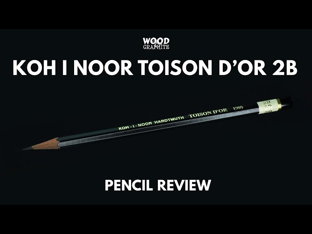 Koh-I-Noor Toison D'or Graphit-Bleistift 2B – Für Künstlerische Zeichnungen, Skizzen & Illustrationen