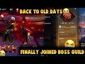 After 3 years sk sabir nd sudip sarkar back to boss guild indias no 1 guild garena free fire 