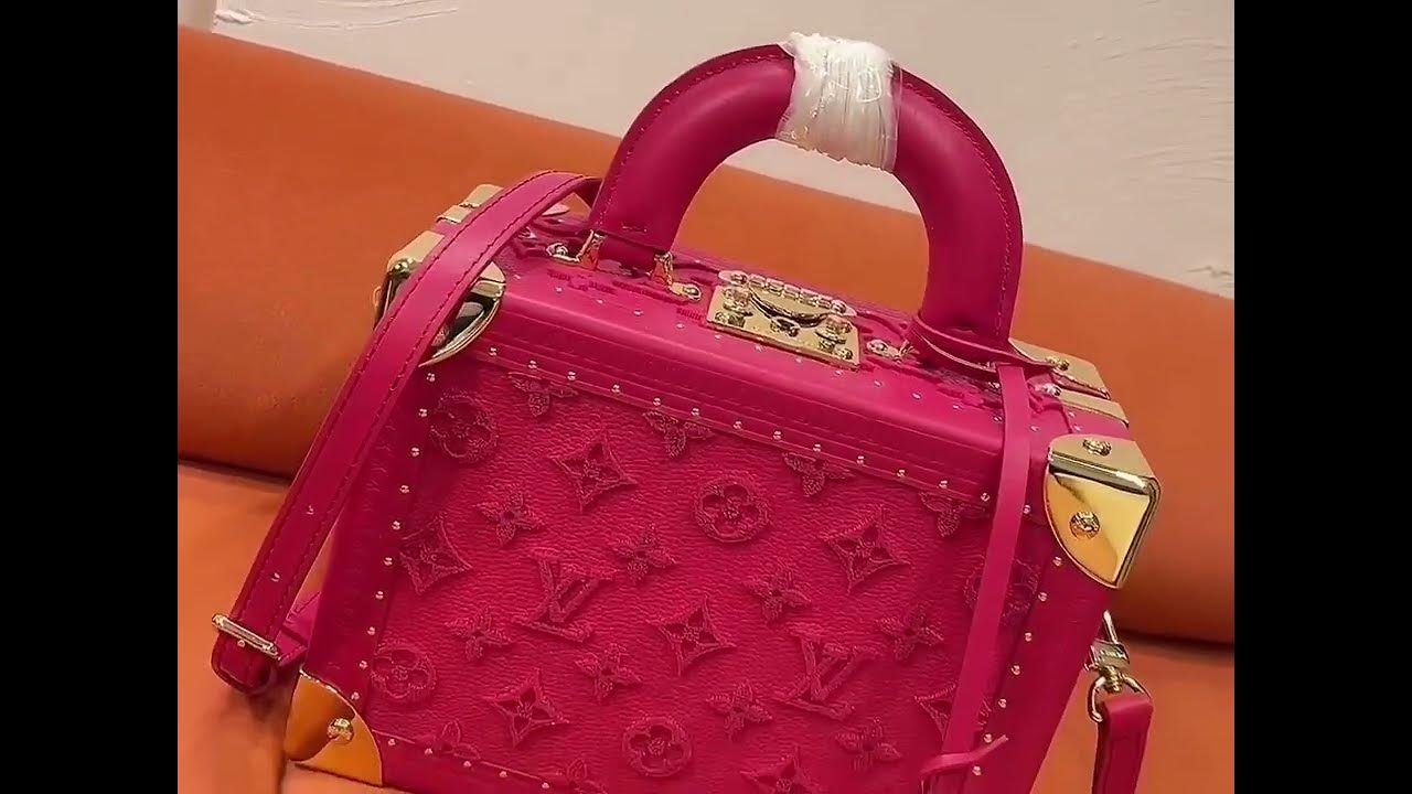 M45673 Louis Vuitton Monogram Coated Coffret Trésor 20 Valisette Trésor