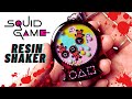 Watch me Resin: Squid Game Pink Soldiers Shaker Keychain (Resin&Shrink Plastic)