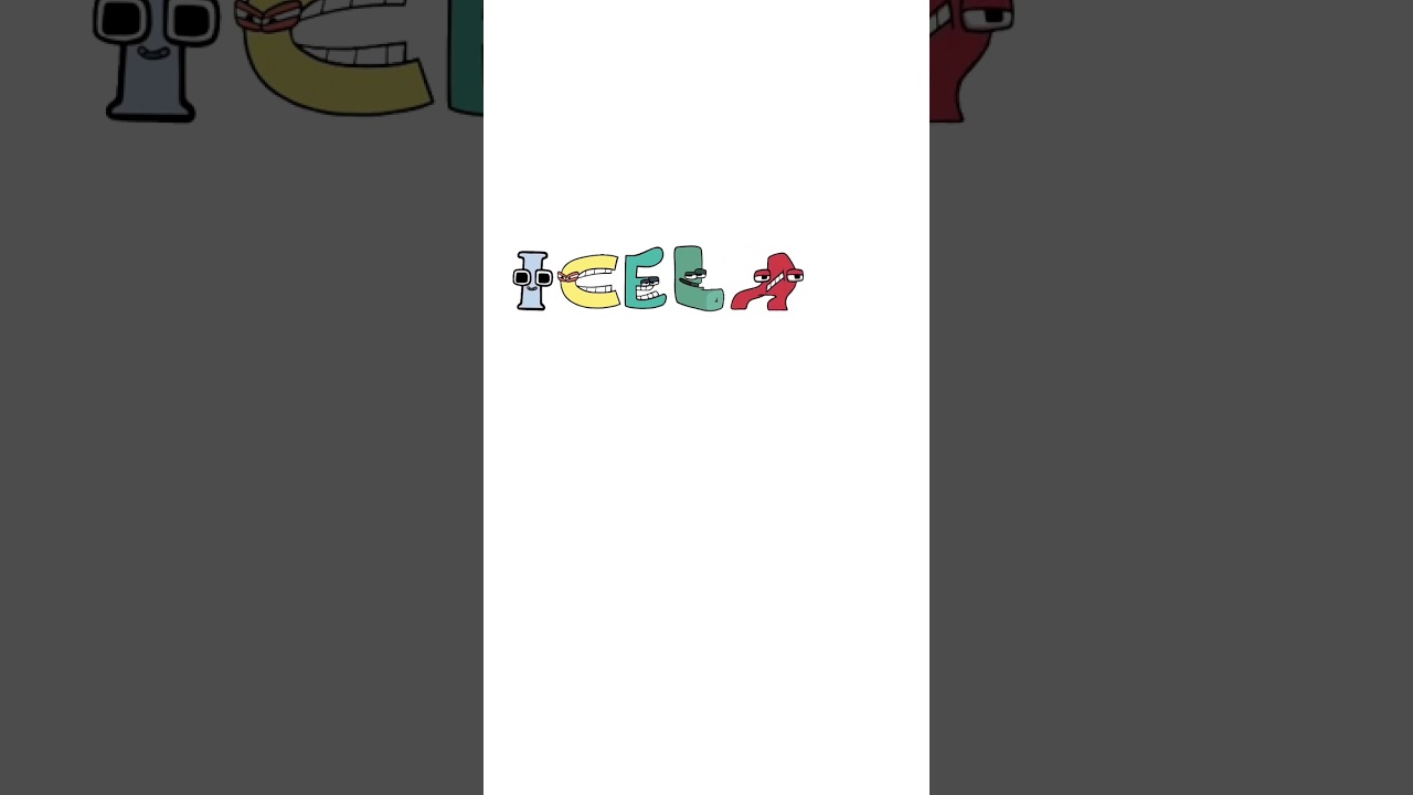 Iceland 🇮🇸 - Alphabet Lore Country Flag 