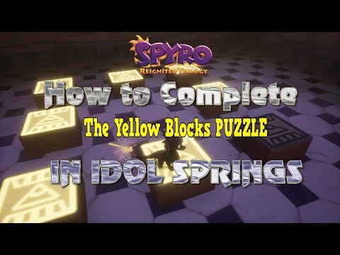Yellow Box Puzzle Idol Springs EASY: Spyro Reignited Trilogy