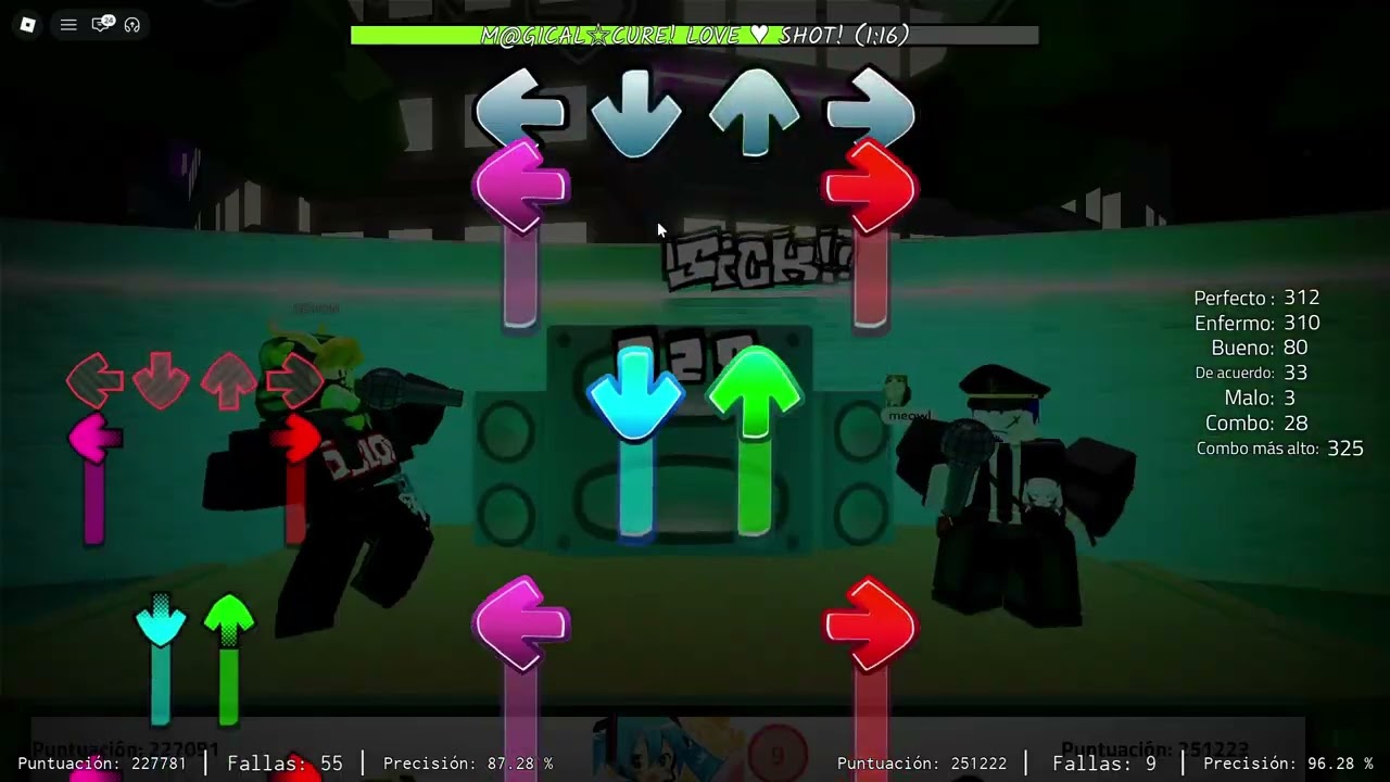 M@GICAL☆CURE! LOVE ♥ SHOT!-Basically FNF Remix (Roblox)