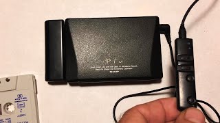 Sharp JC-K99 Piu Cassette Player Walkman Test 2 ✓ - YouTube