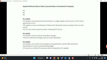 Update methods in SAP BW/ DELTA Mechanism working in SAP BW