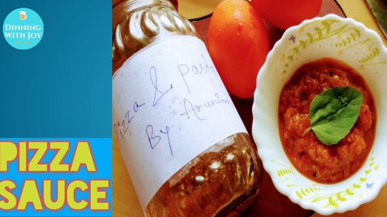 Homemade Pizza and Pasta Sauce recipe in easy Indian styleHow to make