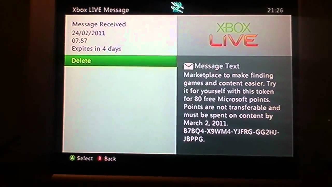 Free Microsoft Points For Xbox 360 - YouTube
