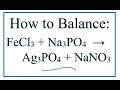 Balancing Chemical Equations and Formulas