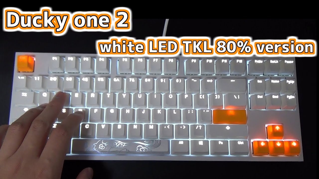 Ducky One 2 White Led Tkl 80 Version 紹介 Youtube