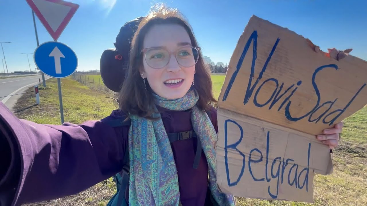 Verzweiflung in Serbien 🇷🇸 Solo Hitchhiking 