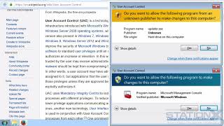 Windows   Application control  User Account Control UAC