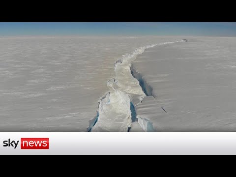 Iceberg the size of Greater London breaks off from ice shelf in Antarctica