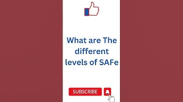 What are the different levels of SAFe? #agile #projectmanagement #business